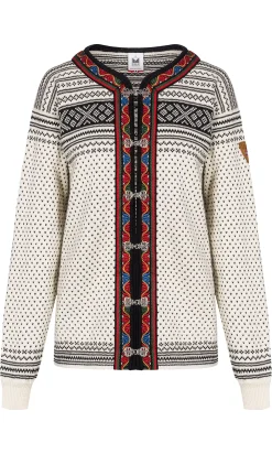 Cheap Dale of Norway Setesdal Lusekofte - Norsk Ull Offwhite/ Sort