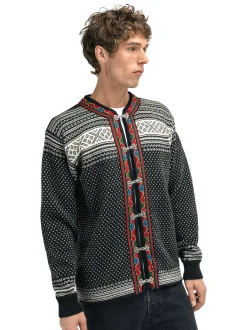 Store Dale of Norway Setesdal Lusekofte - Norsk Ull Sort