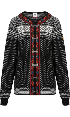 Store Dale of Norway Setesdal Lusekofte - Norsk Ull Sort