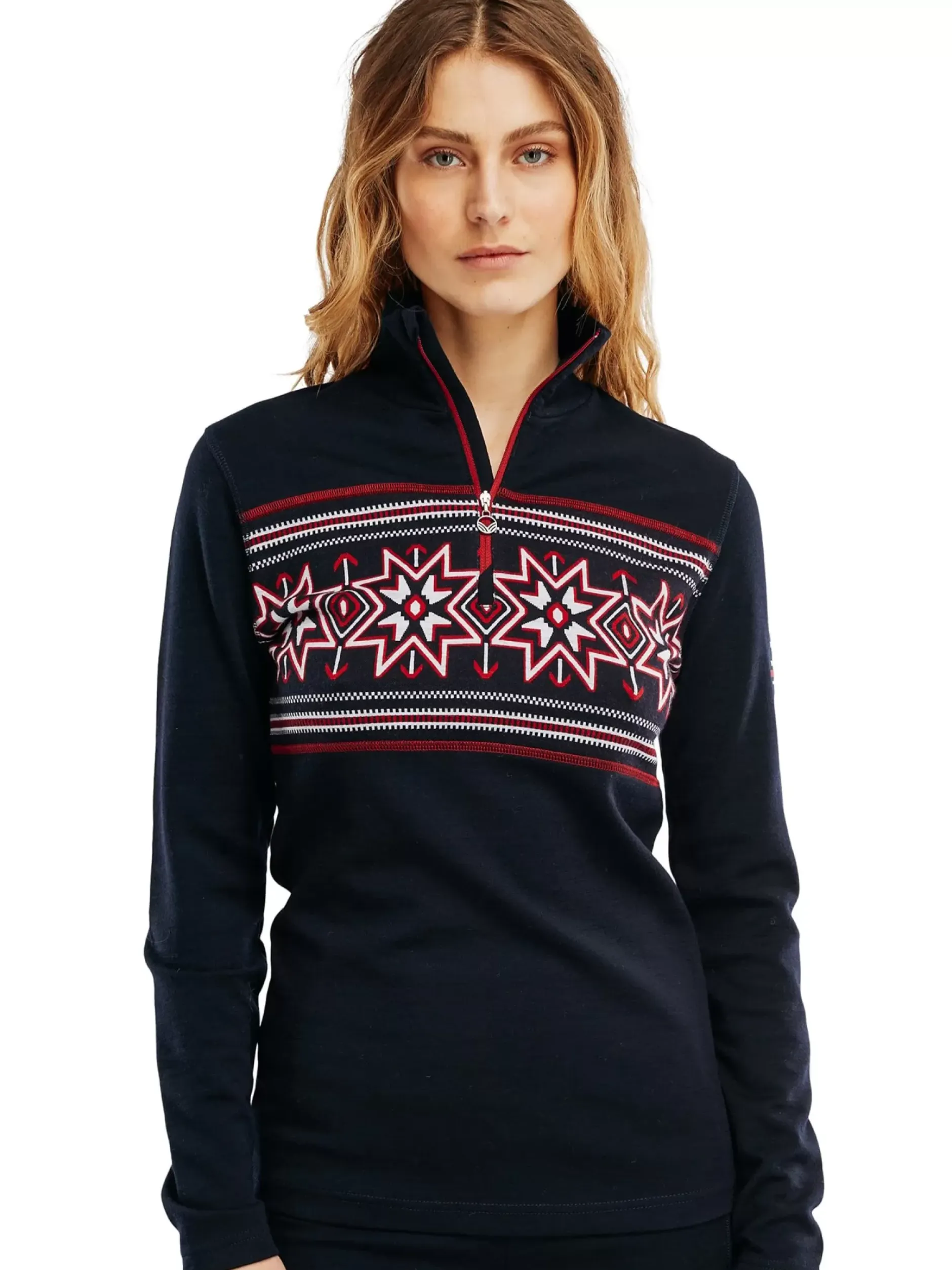 Store Dale of Norway Tindefjell Basic Merino Ullgenser Dame Mork Bla