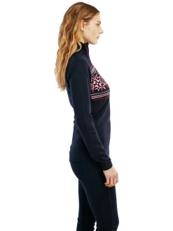 Store Dale of Norway Tindefjell Basic Merino Ullgenser Dame Mork Bla