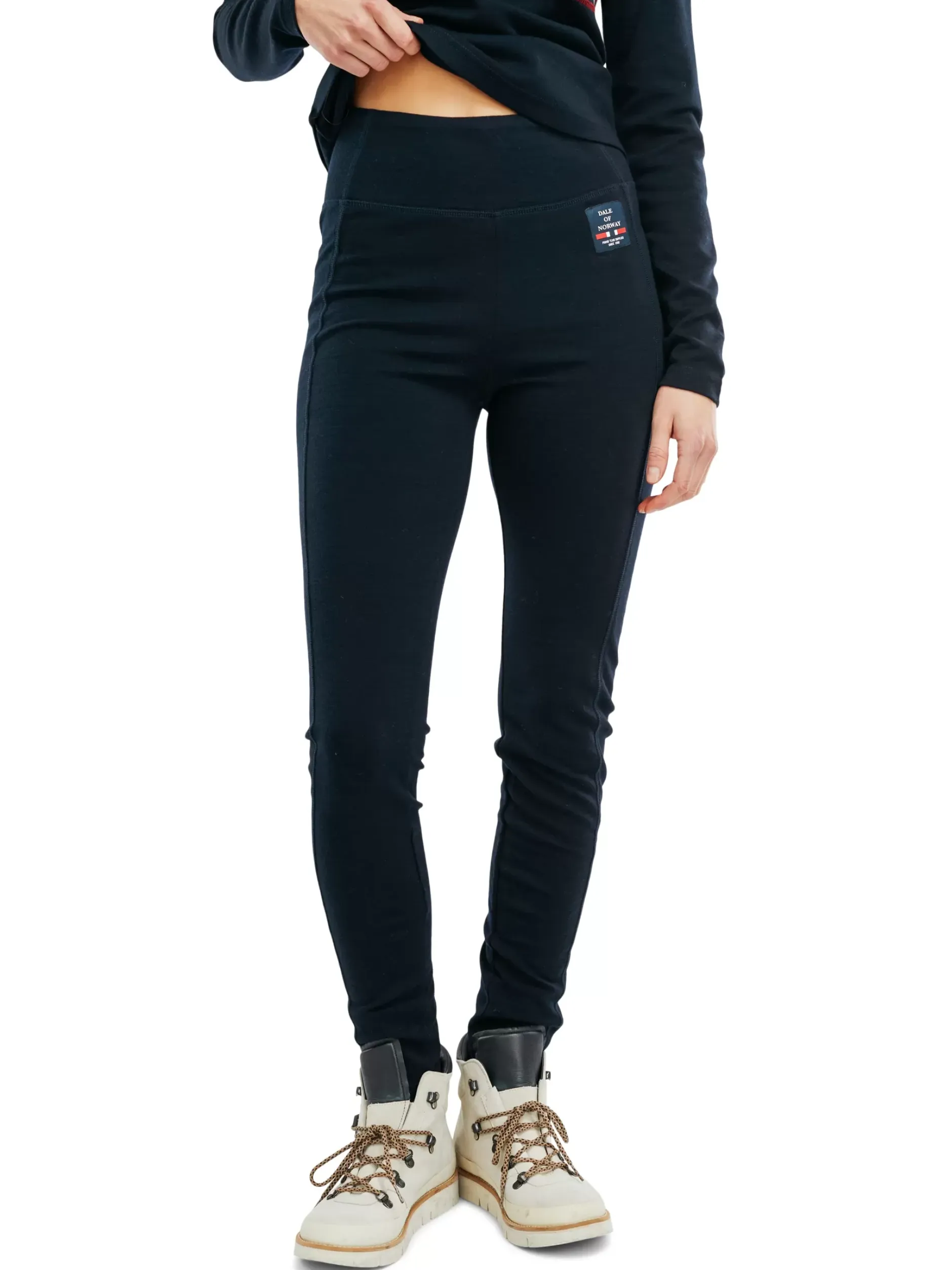 Store Dale of Norway Tindefjell Basic Merino Ull-Leggings Mork Bla