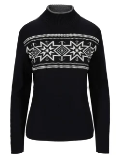 Shop Dale of Norway Tindefjell Ullgenser Dame - Merino Sort