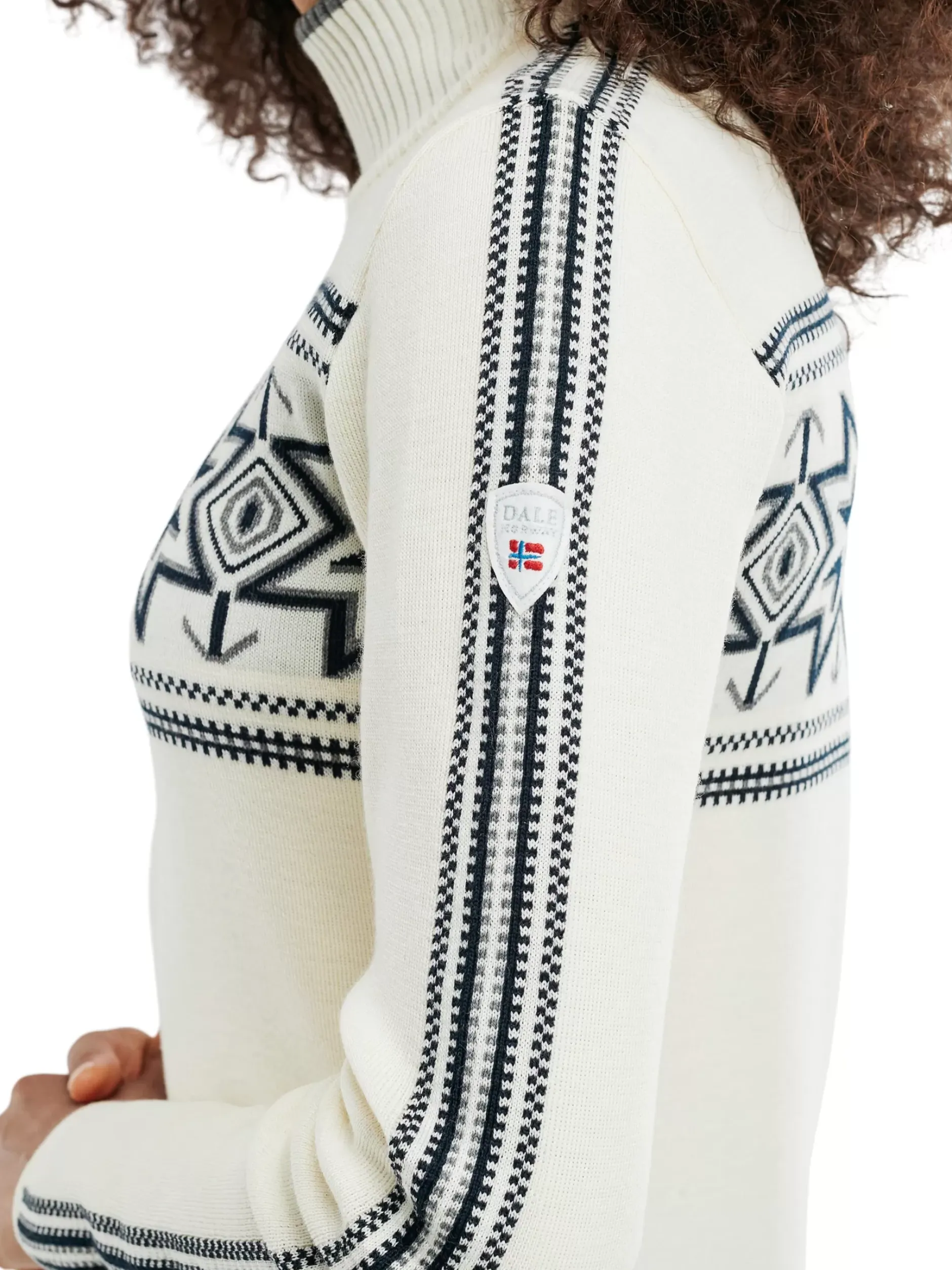 Clearance Dale of Norway Tindefjell Ullgenser Dame - Merino Offwhite