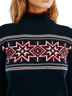 Discount Dale of Norway Tindefjell Ullgenser Dame - Merino Mork Bla