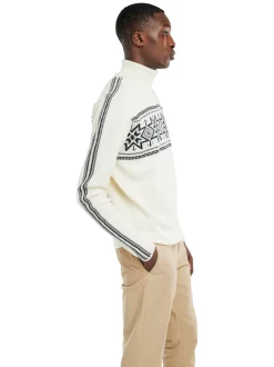 Online Dale of Norway Tindefjell Ullgenser Herre - Merino Offwhite