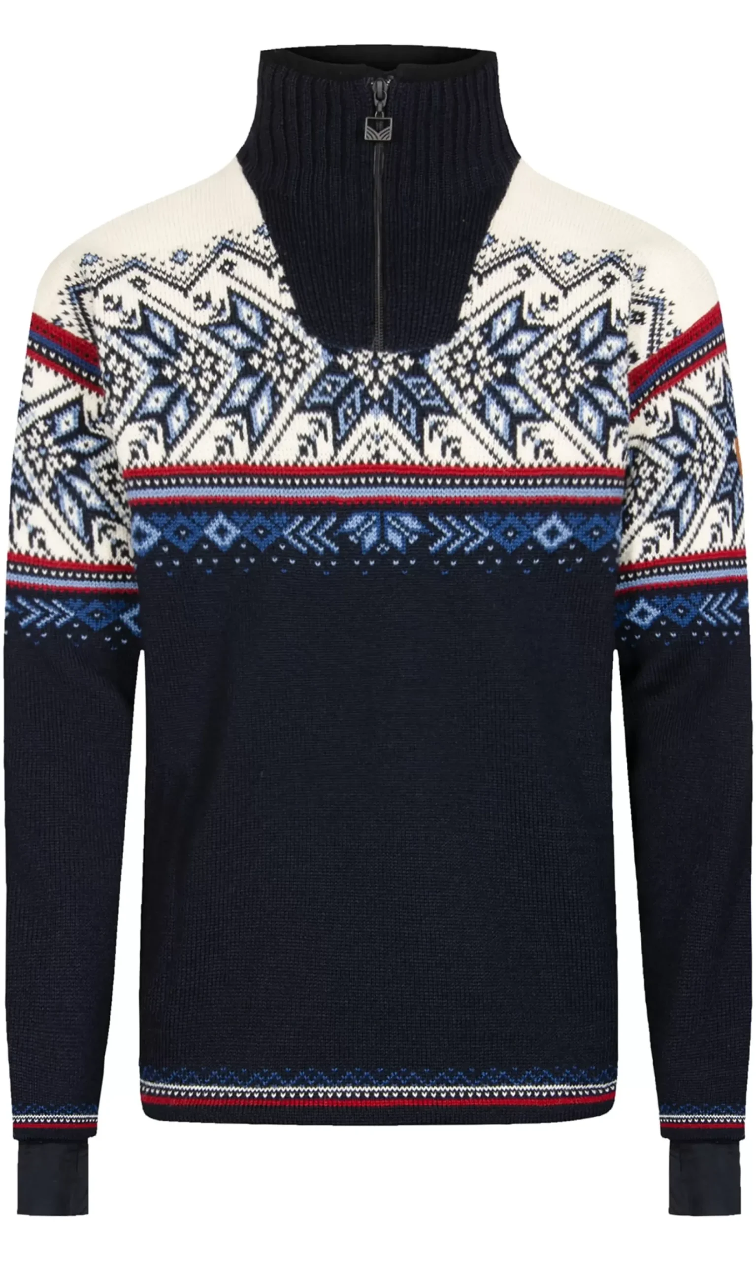 Sale Dale of Norway Vail Ullgenser - Vindstopper Marinebla