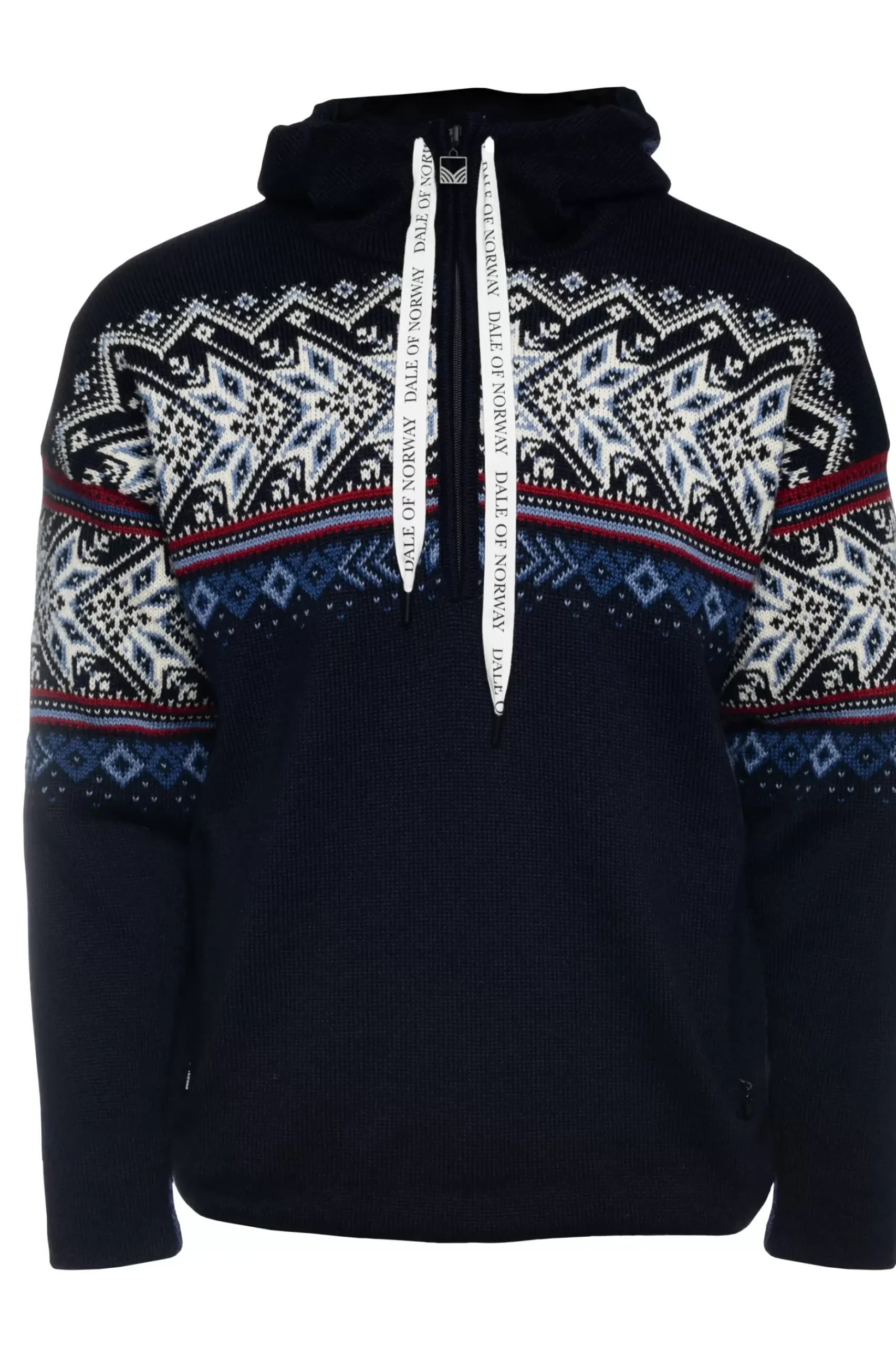 Hot Dale of Norway Vail Weatherproof Hoodie Norsk Ull Herre Mork Bla