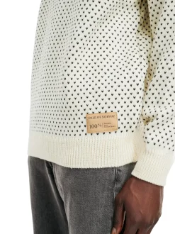 Shop Dale of Norway Valloy Ullgenser Herre Offwhite/Sort