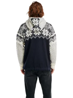 Shop Dale of Norway Vegard Weatherproof Hettegenser - Norsk Ull Mork Bla