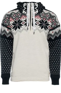Clearance Dale of Norway Vegard Weatherproof Hettegenser - Norsk Ull Offwhite