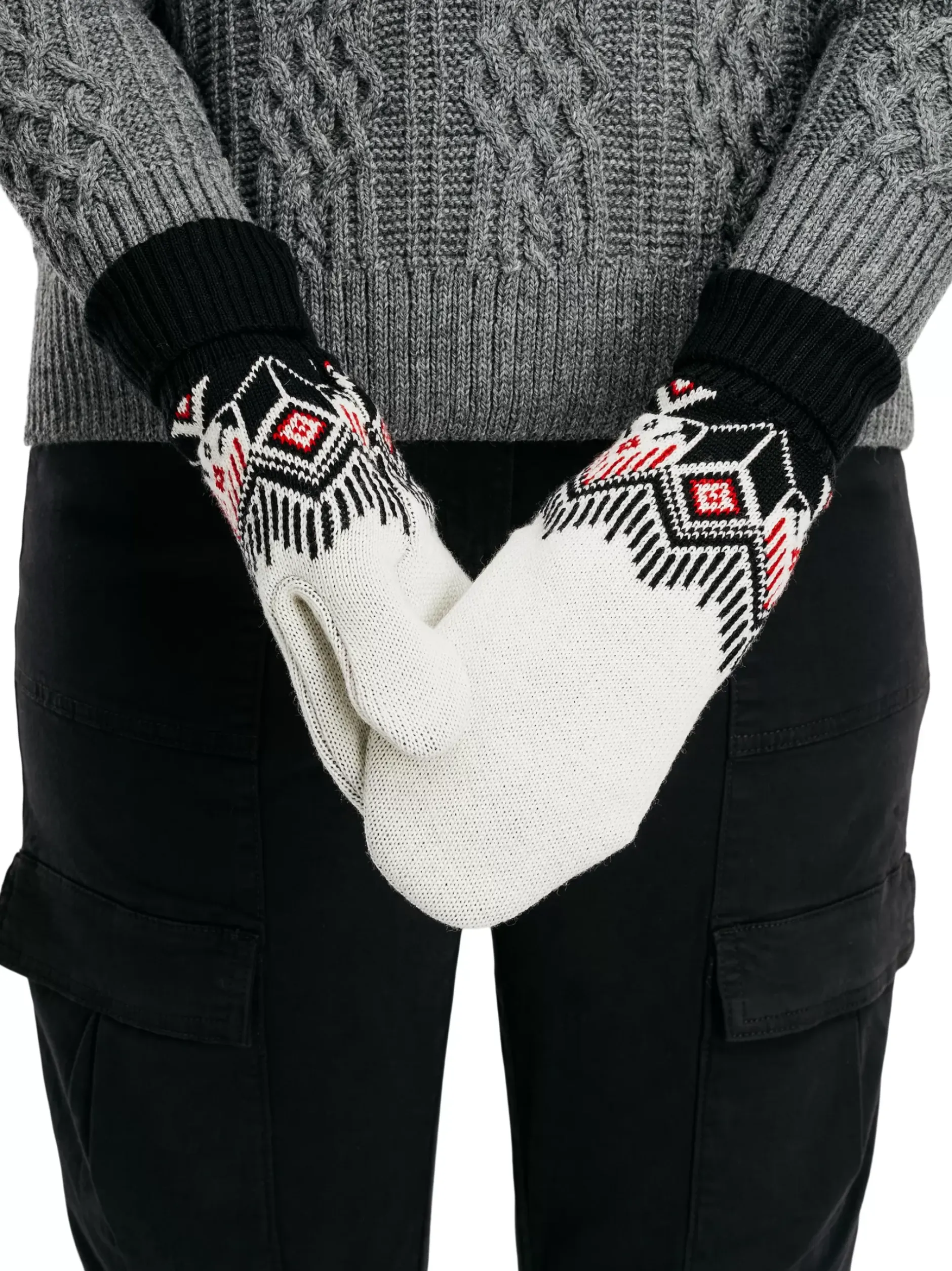 Best Sale Dale of Norway Vilja Unisex Merino Ullvotter Hvit