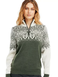 Outlet Dale of Norway Winterland Merino Ullgenser Dame Mork Gronn