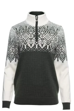 Outlet Dale of Norway Winterland Merino Ullgenser Dame Mork Gronn