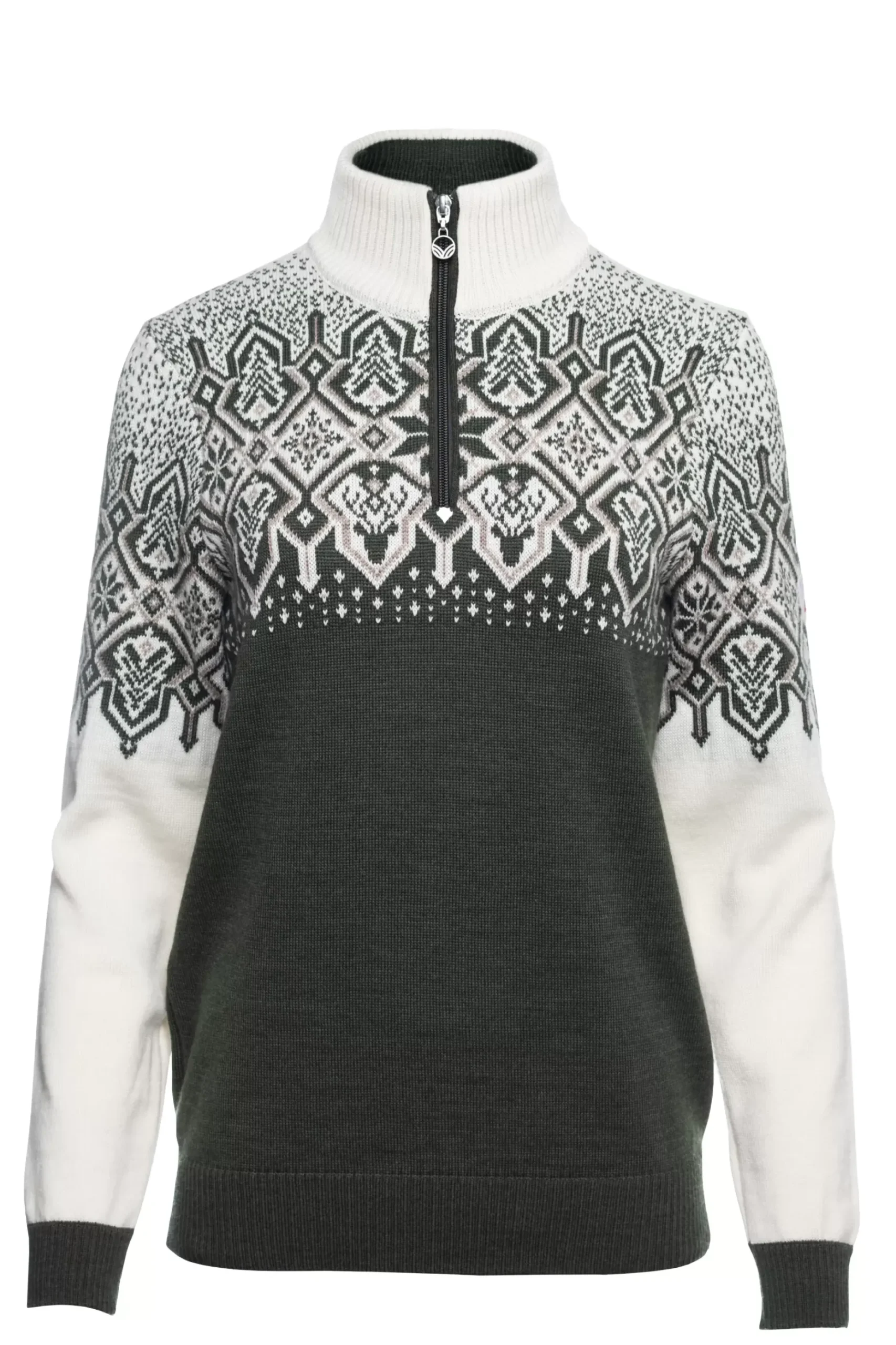 Outlet Dale of Norway Winterland Merino Ullgenser Dame Mork Gronn