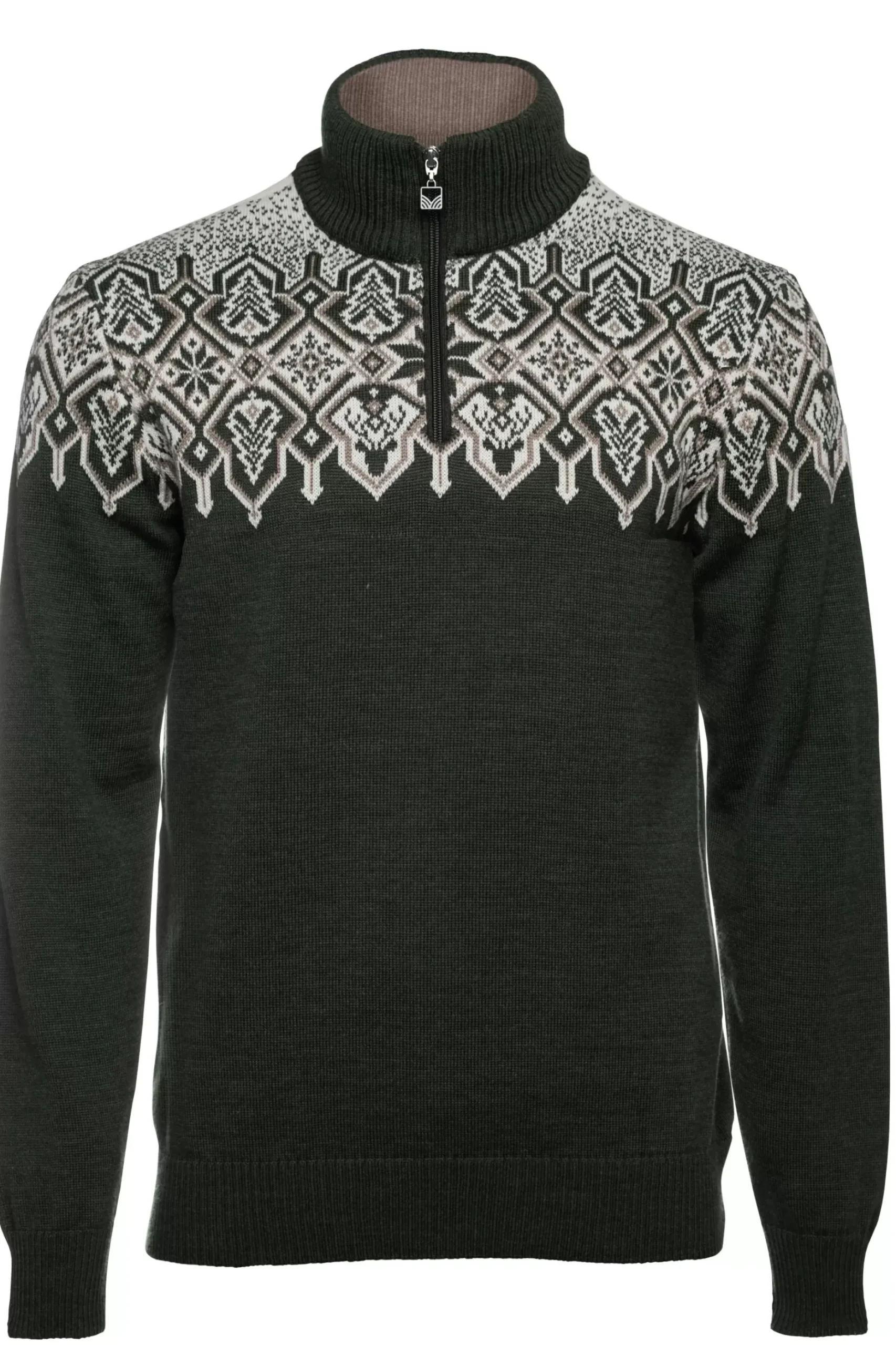 Hot Dale of Norway Winterland Merino Ullgenser Herre Mork Gronn