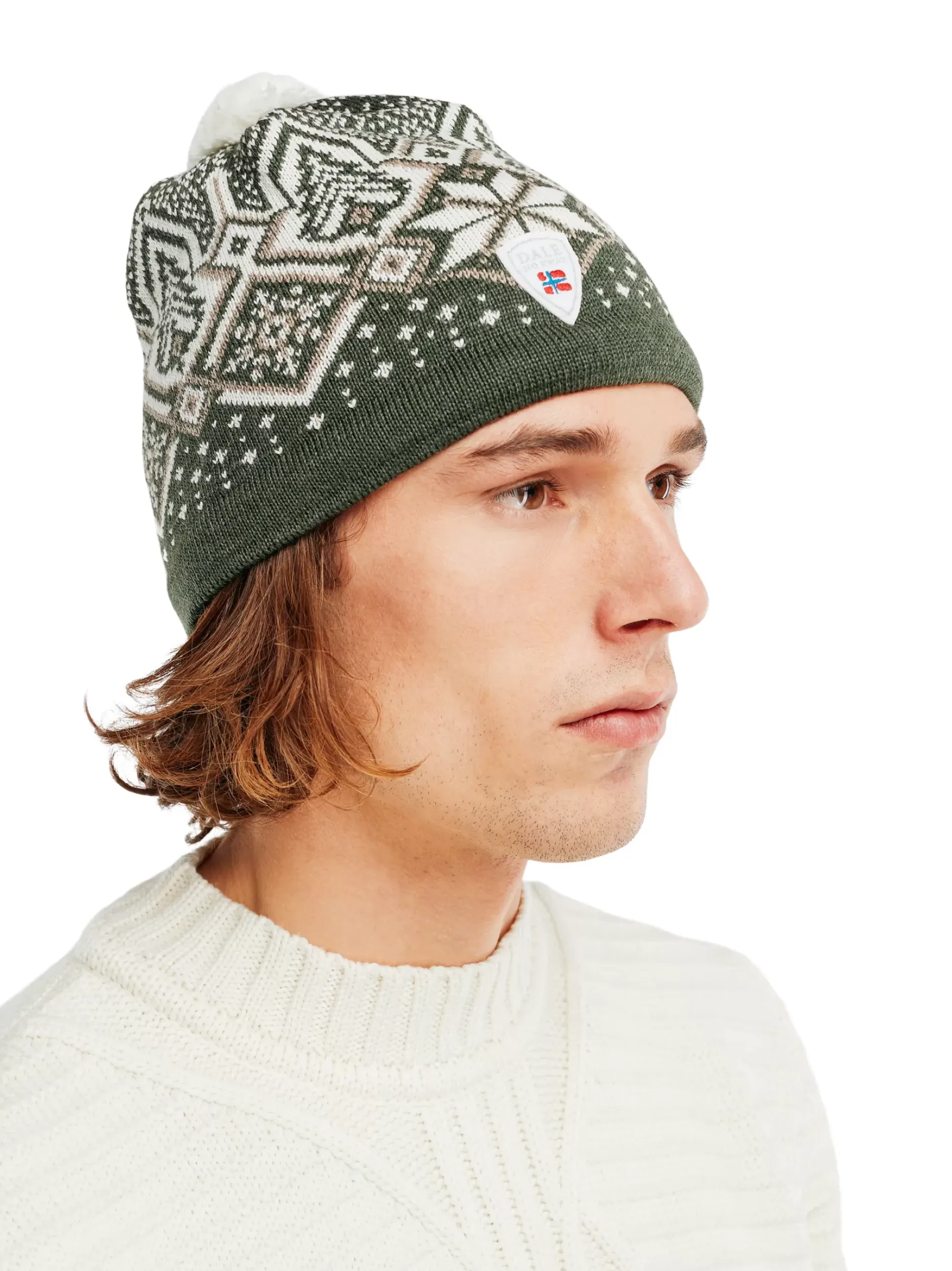 Online Dale of Norway Winterland Unisex Merino Ullue Mork Gronn